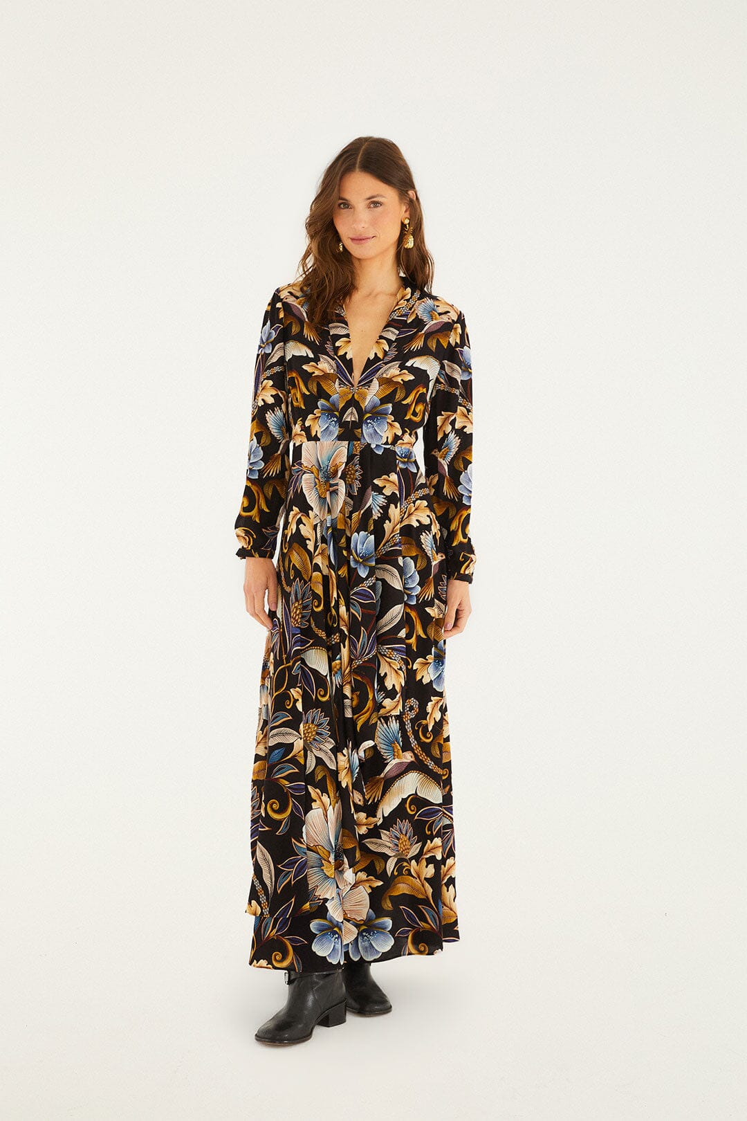 Black Snake Garden Lenzing® Ecovero® Viscose Maxi Dress