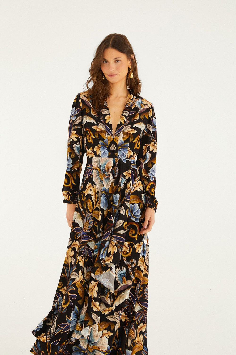 Black Snake Garden Lenzing® Ecovero® Viscose Maxi Dress