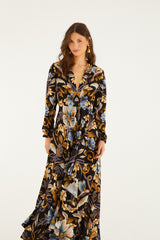Black Snake Garden Lenzing® Ecovero® Viscose Maxi Dress