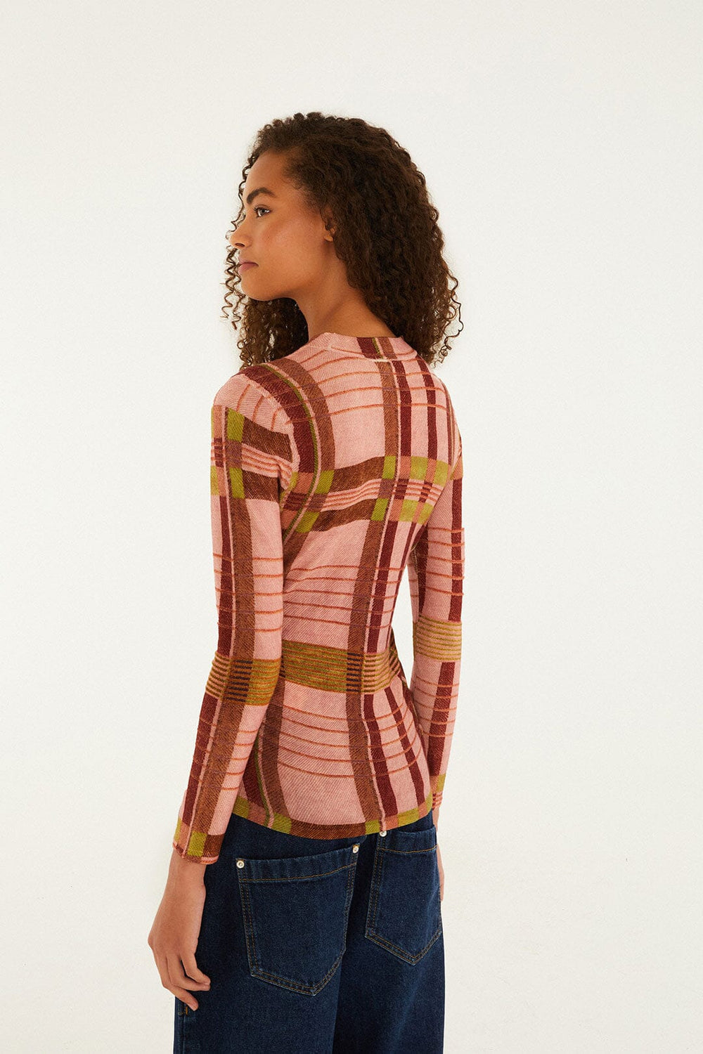 Thalita Long-Sleeve Knitted Top