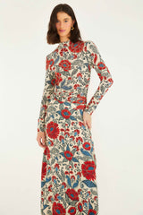 Sand Francesca Lenzing® Ecovero® Viscose Maxi Skirt