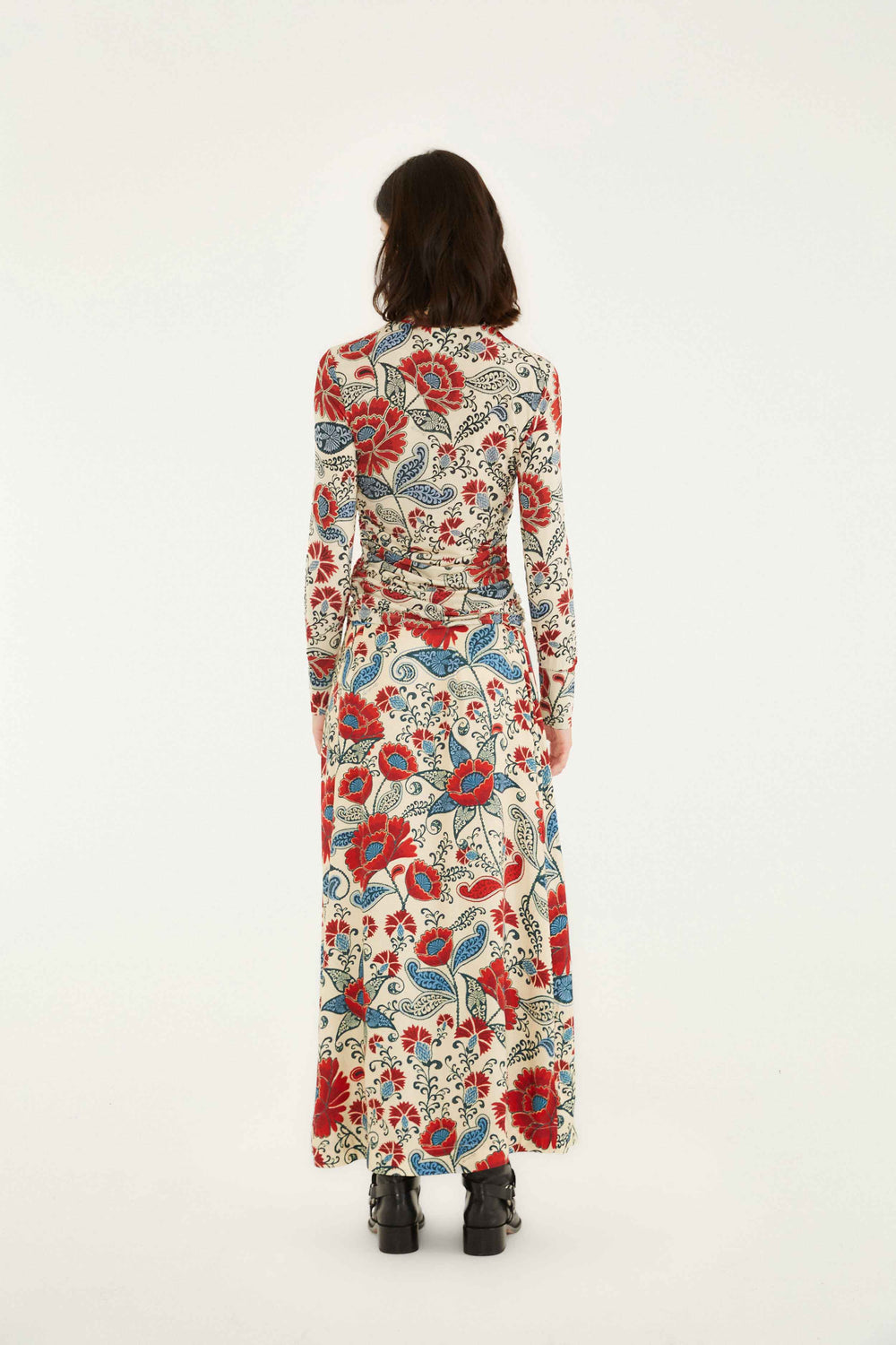 Sand Francesca Lenzing® Ecovero® Viscose Maxi Skirt