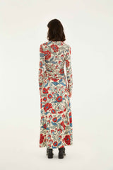 Sand Francesca Lenzing® Ecovero® Viscose Maxi Skirt