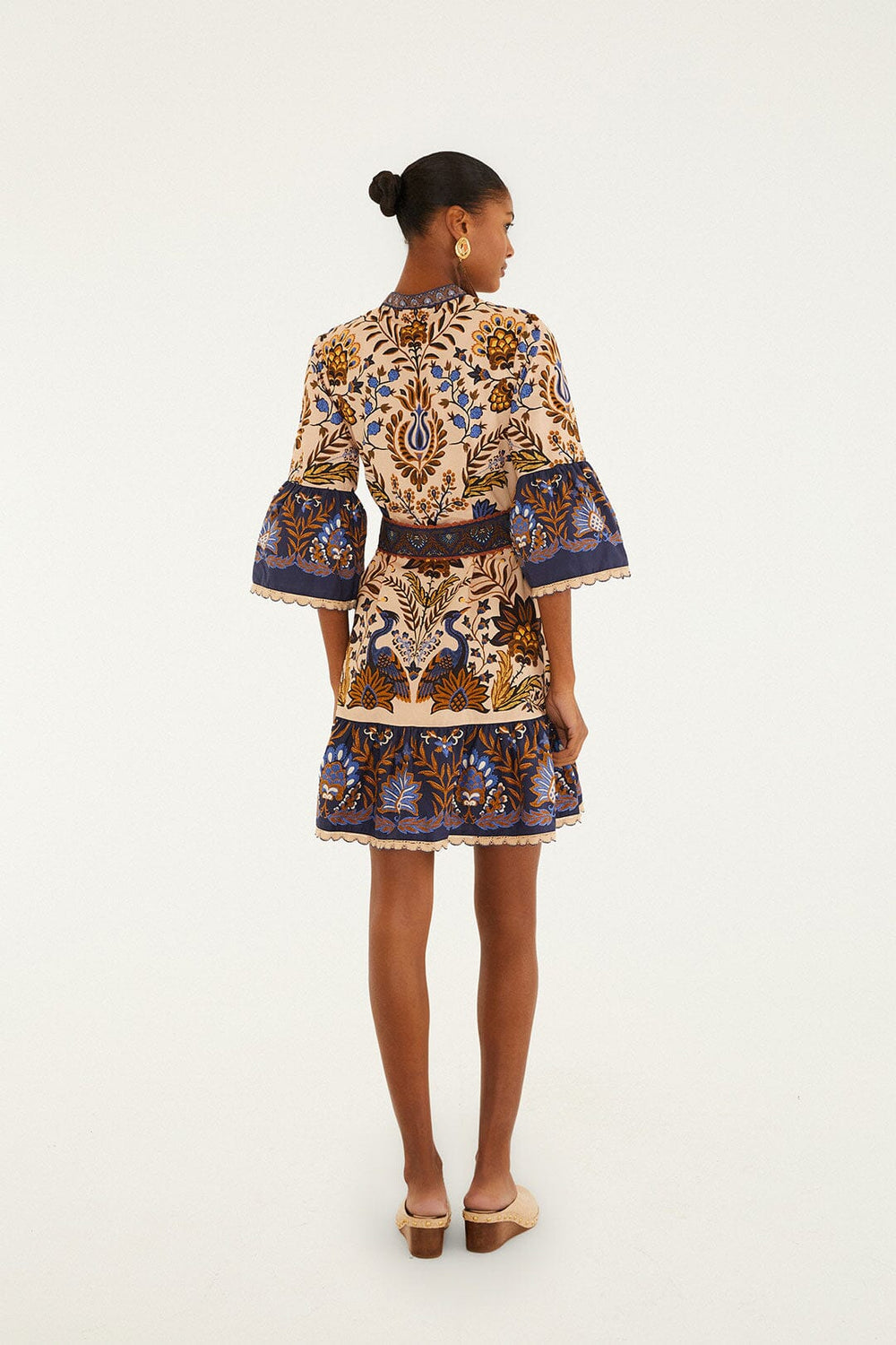 Pink Marvelous Garden Organic Cotton Mini Dress