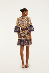 Pink Marvelous Garden Organic Cotton Mini Dress