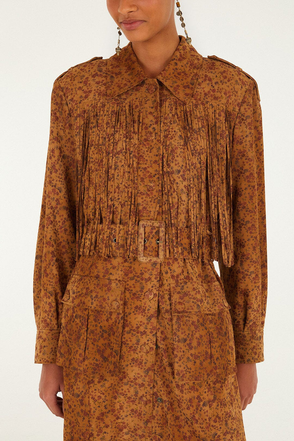 Liberty Leather Trench Coat – FARM Rio