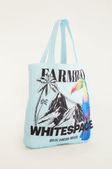 Blue Toucan Puffer Bag