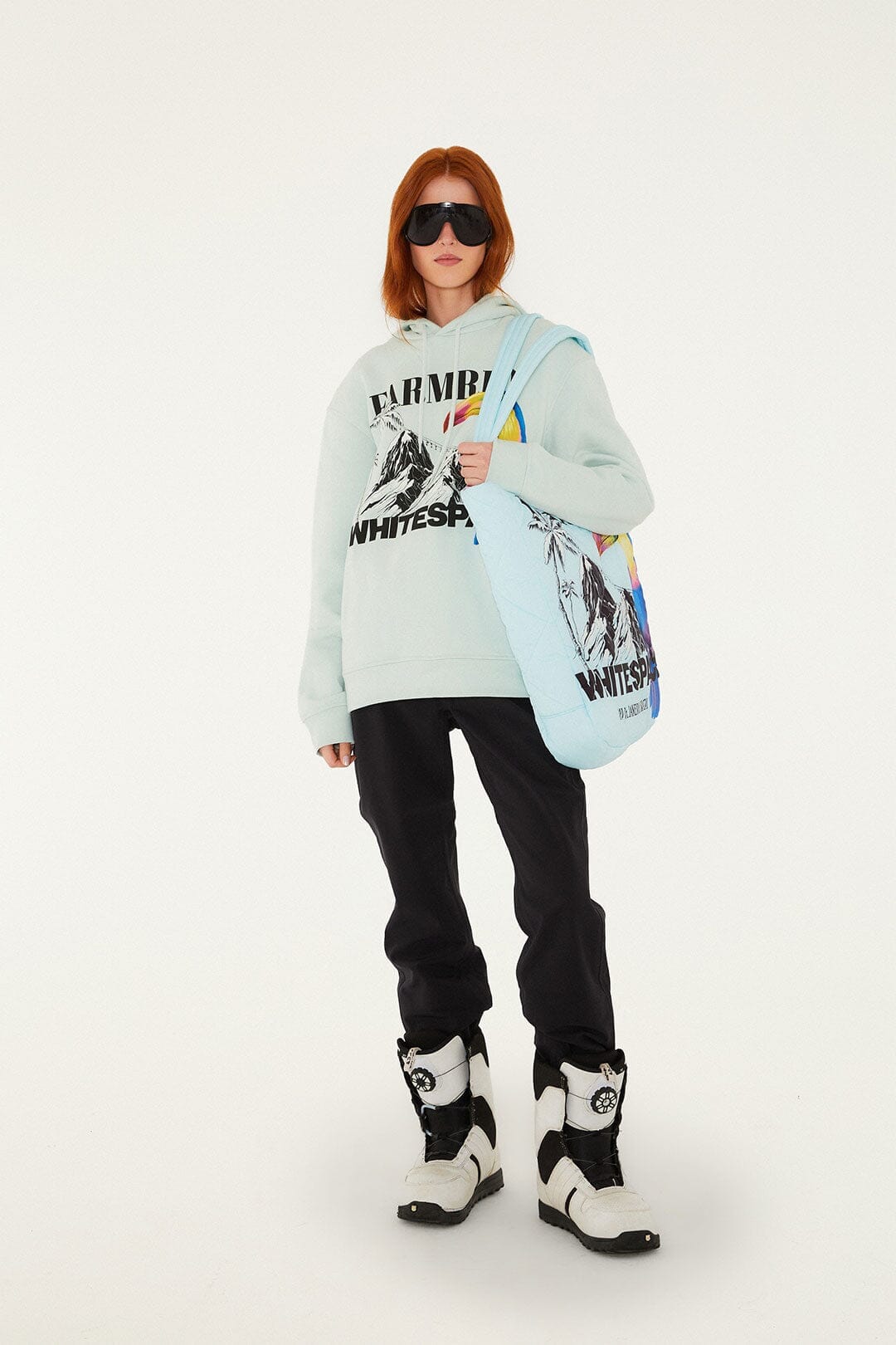 Blue Toucan Puffer Bag