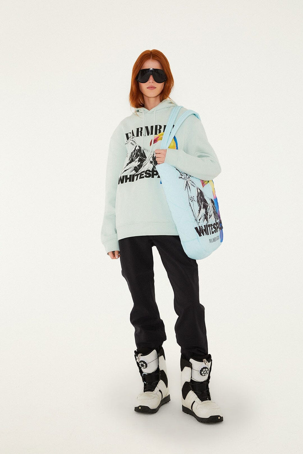 Blue Toucan Puffer Bag