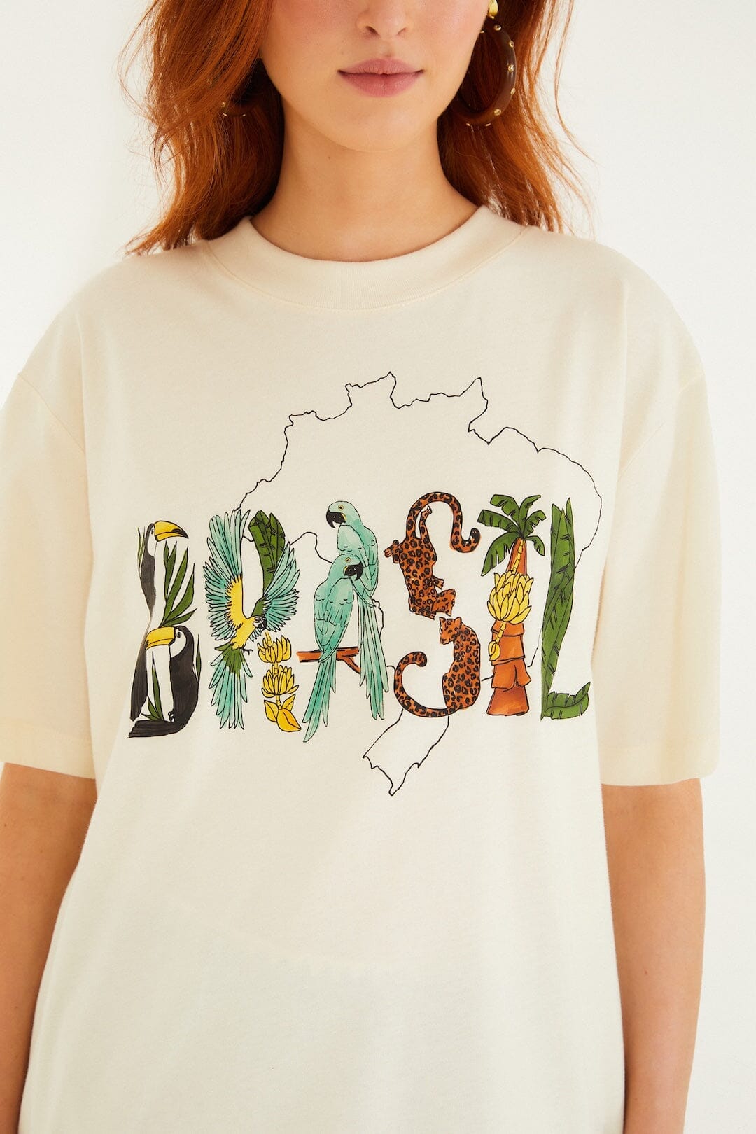 Off-White Brasil Organic Cotton T-Shirt