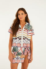 Richlieu Tropical Graphic Skirt