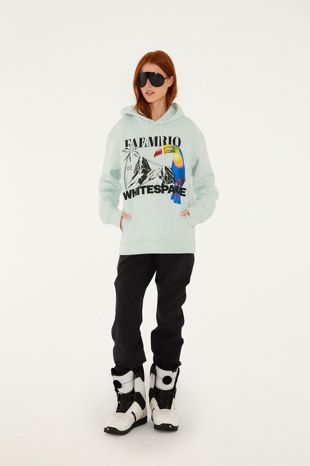 Blue And White Farm Rio Space Sweatshirt