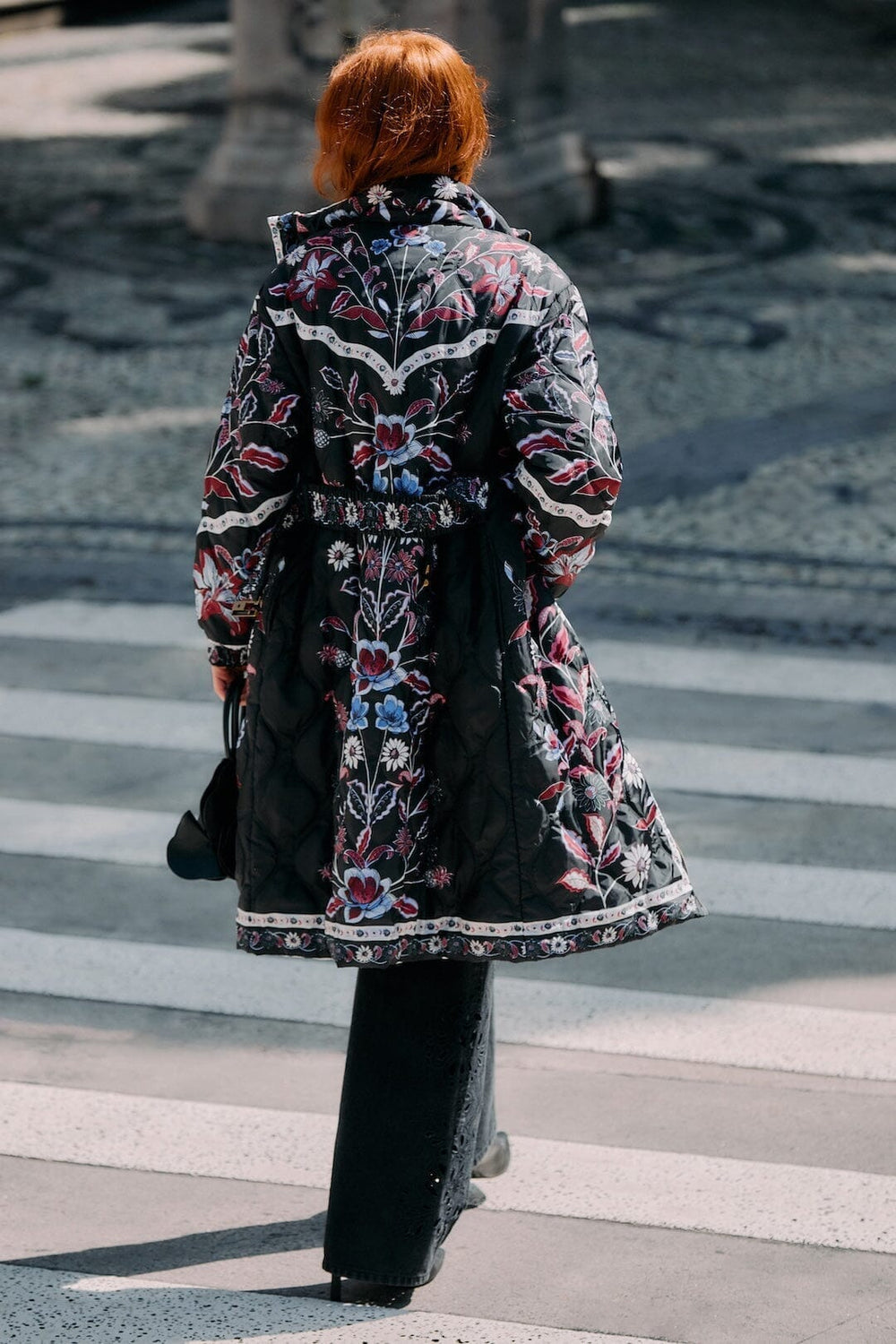 Black Marcelle Reversible Maxi Puffer Jacket