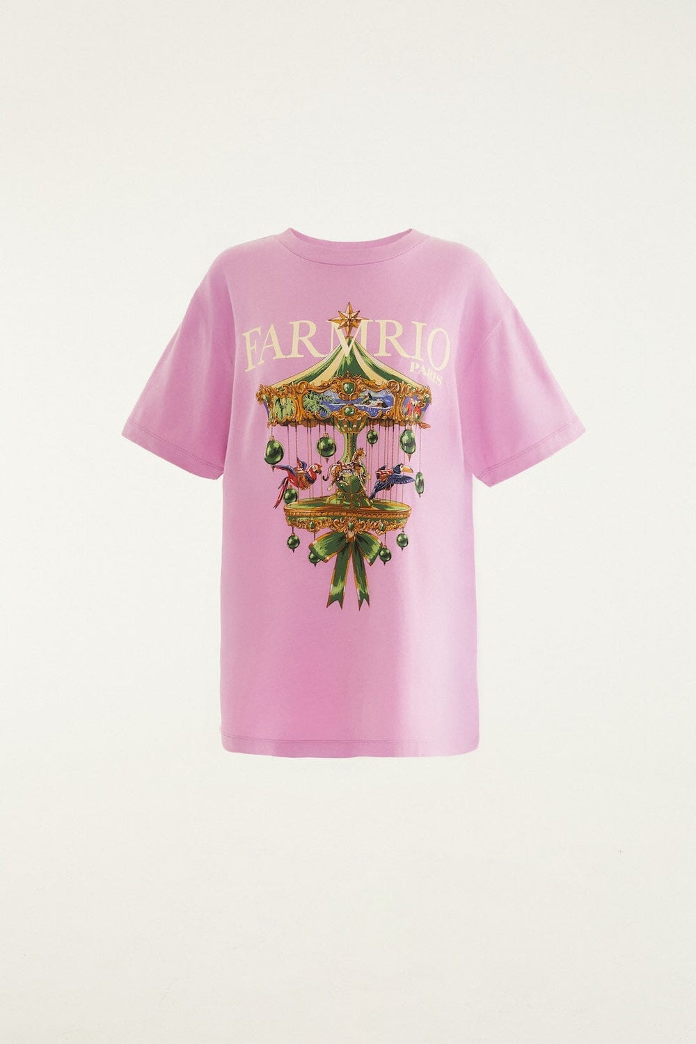 Lilac Paris Carousel Organic Cotton T-Shirt