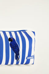 Blue Palermo Pouch Bag