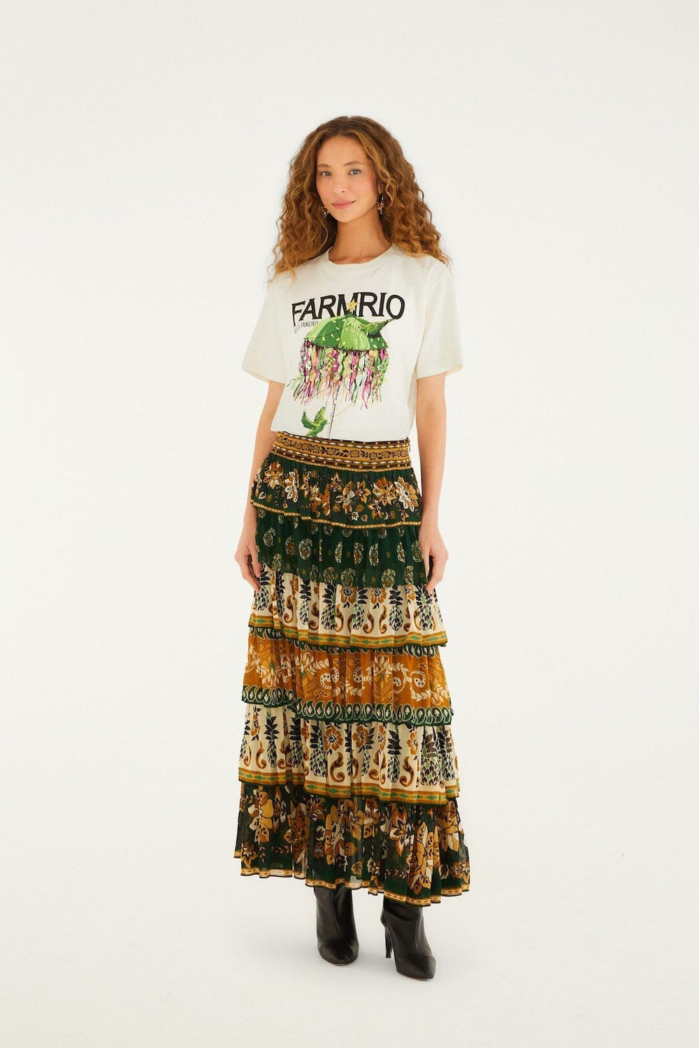 Off-White Xmas Bikinis Organic Cotton T-Shirt