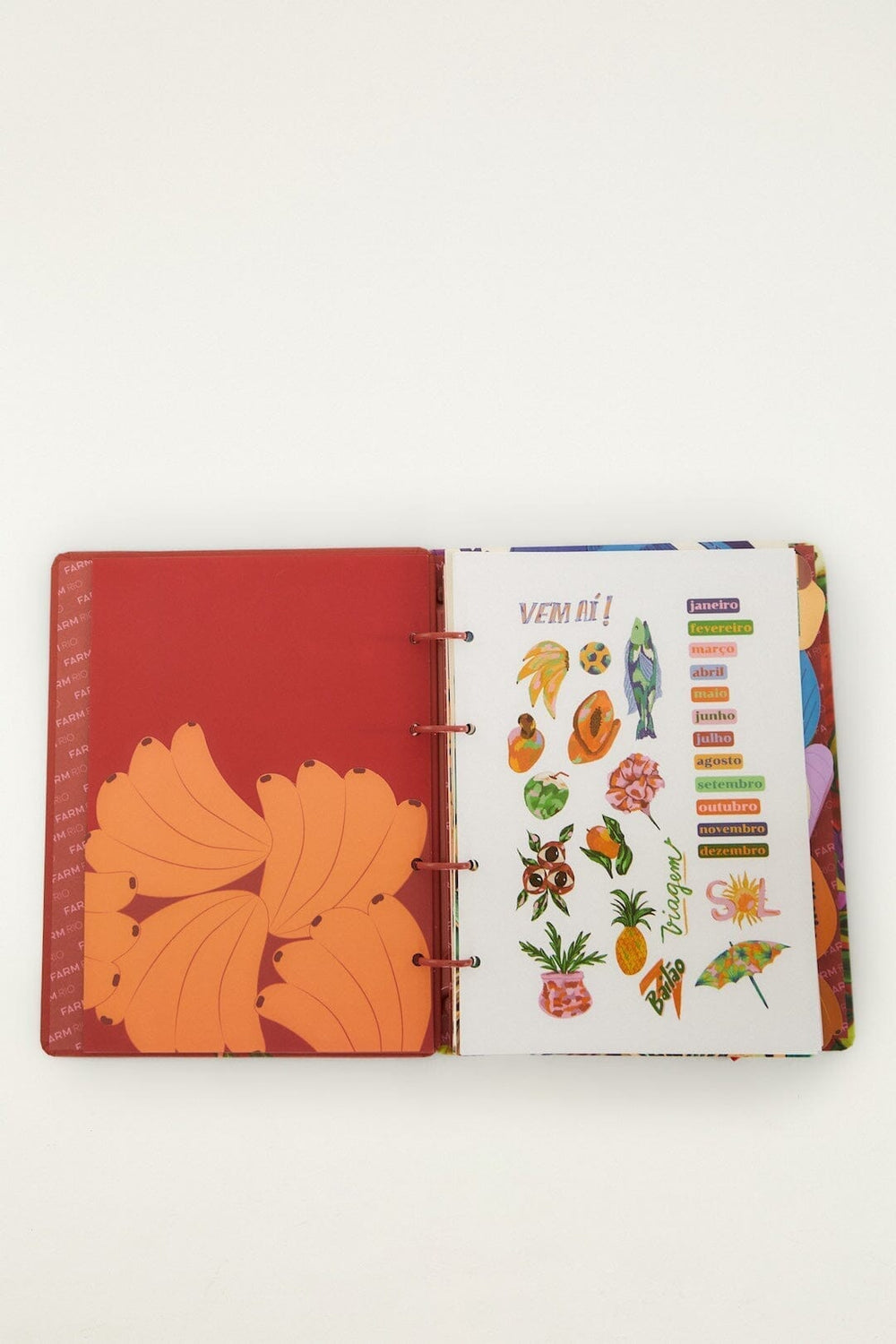 Tropical Garden Binder Notebook