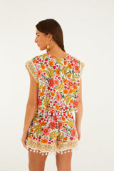 Banana Flowers Shorts